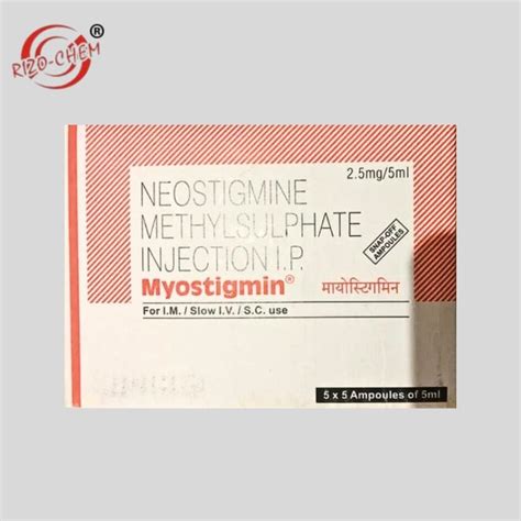 Neostigmine Mg Injection Rizochem Pharmaceuticals