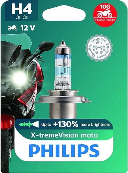 Amazon Fr Philips 12342Xv Bw X TremeVision Moto 130 H4 Ampoule De