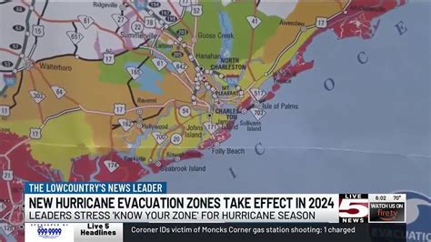 Video New South Carolina Hurricane Evacuation Zones Take Effect This Year Youtube