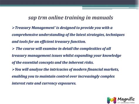 Sap Trm Online Training Ppt Download