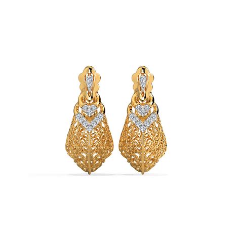 Buy Gleaming Bucket Diamond Hoop Earrings Online Caratlane