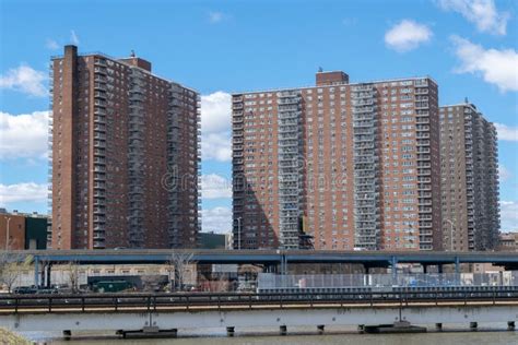 Nyc Housing Projects On 145th Street And Malcolm X Boulevard In Harlem