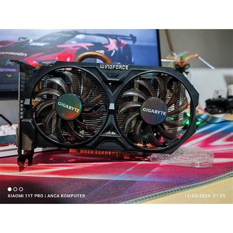 Jual Vga Card Gigabyte Windforce Gtx 750 Ti Dual Fan Oc Shopee Indonesia