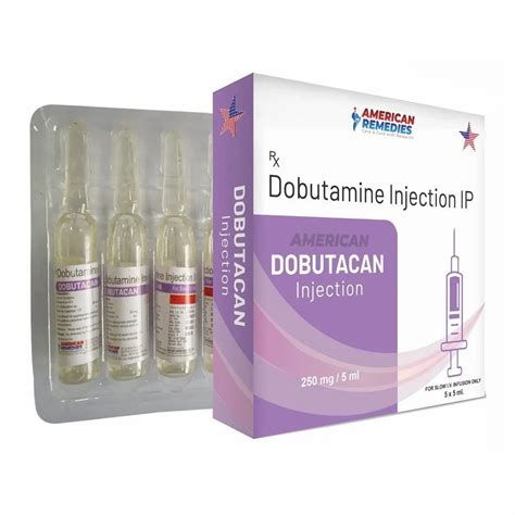 Dobutacan Dobutamine For Injection 250 Mg For Clinical American