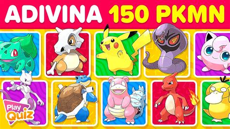 Adivina el Pokémon 150 Pokémon Primera Generación PlayQuiz