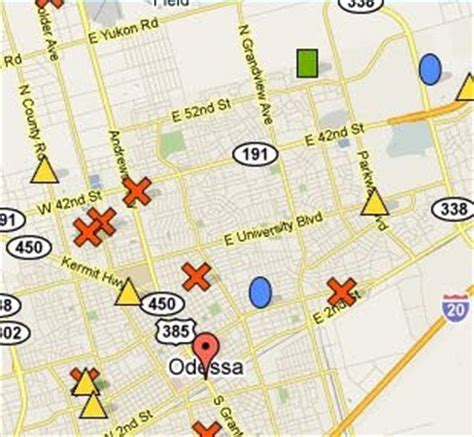 SpotCrime - The Public's Crime Map: Odessa, TX Crime Map