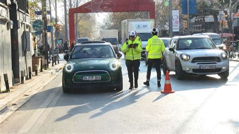 Kadıköy de drone destekli trafik denetimi yapıldı