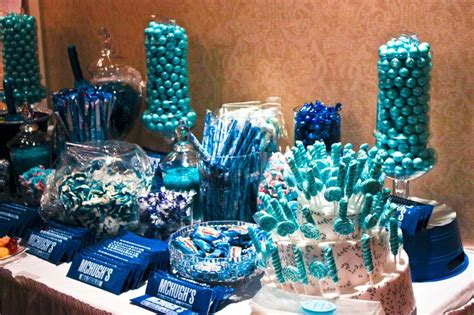 Blue Candy Buffet | Blue candy buffet, Candy buffet, Blue candy bars