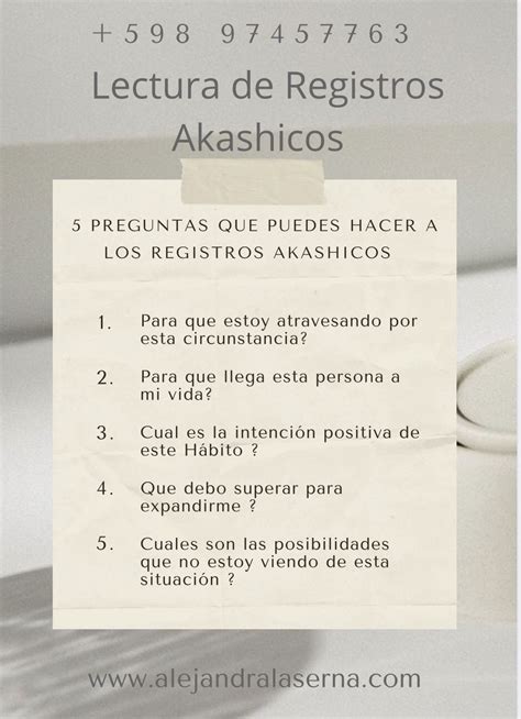 Preguntas Que Puedes Hacer A Los Registros Akashicos Alejandra