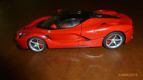 Hot Wheels Elite Ferrari Laferrari Red Bct Minor Paint