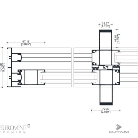 Cuprum Serie 100 AR Premium Traslape Reforzado Puerta Corrediza