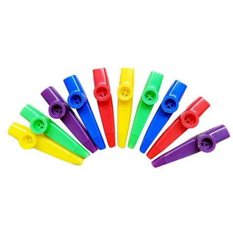 Plastic Kazoos Musical Instruments With Kazoo Flute Diaphragms For T