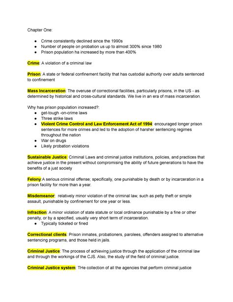 Chapter 1 - Summary Corrections in the 21St Century - Chapter One ...