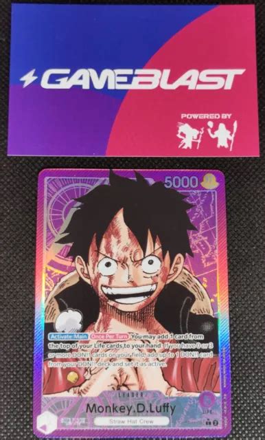 ONE PIECE TCG Monkey D Luffy OP05 060 Alt Art NM ENG Awakening Of The