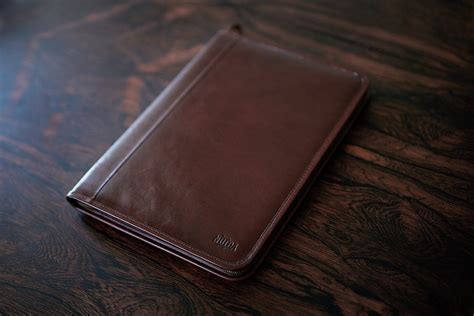 Leather Portfolio A Leather Padfolio Peronalized Organizer Etsy