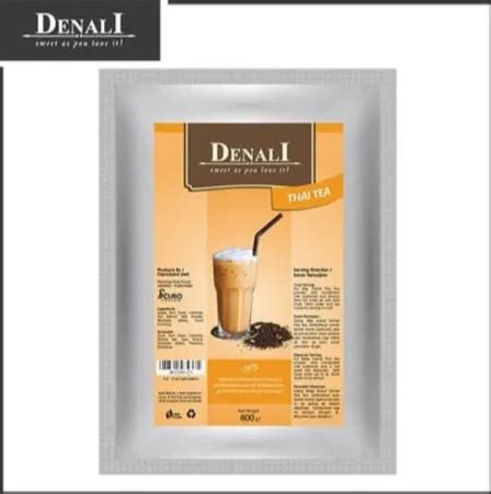 Powder Denali Rasa Thaitea Gram Bubuk Minuman Cafe Perisa Thai Tea