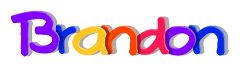 Brandon Logo (Color Lettering) by brandontu1998 on DeviantArt