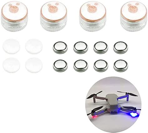 Lumières LED Flash pour Drone DJI FPV 4 pièces lumière de Navigation