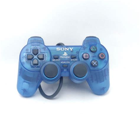 Sony Ps1 Dualshock Controller Transpared Blue Ps1 Bazar