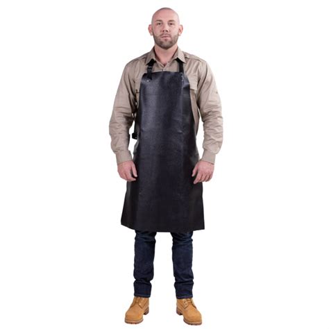 Blue Max Bib Style Leather Welding Apron Single Piece Elliotts