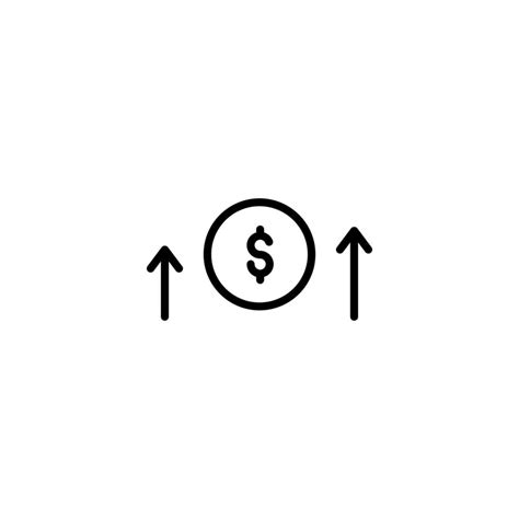 Money icon with outline style 20592763 Vector Art at Vecteezy