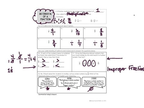 A Reciprocal Patterns Math Showme