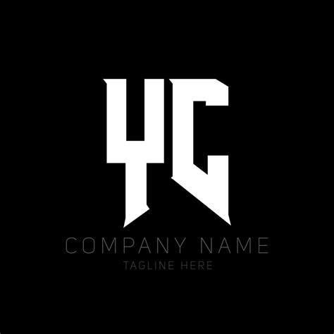 Yc Letter Logo Design Initial Letters Yc Gaming S Logo Icon For Technology Companies Tech