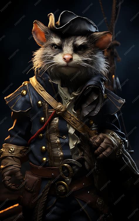 Premium Photo | Portrait of Tasmanian Devil Pirate Wild Whirlwind
