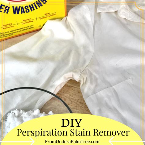 Diy Perspiration Stain Remover Artofit