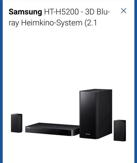 Samsung HT H5200 Blu Ray Heimkino System Kaufen Auf Ricardo