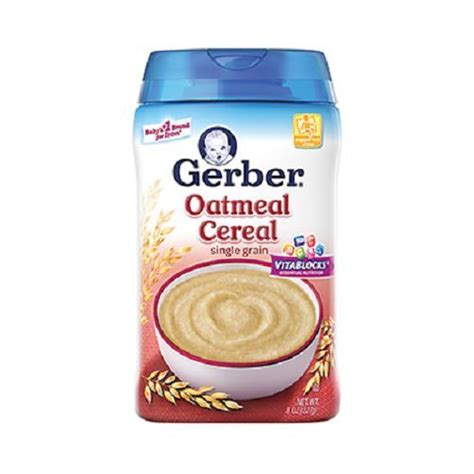 Gerber Oatmeal Single Grain Cereal Ebay