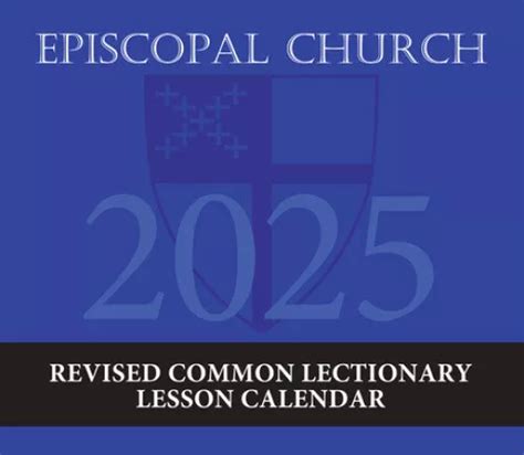 2024 Episcopal Church Revised Common Lectionary Lesson Calendar By Church Publis 37 28