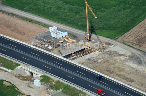 Luftbild Bovenden Neue Brücke zwischen Bovenden und Lenglern in