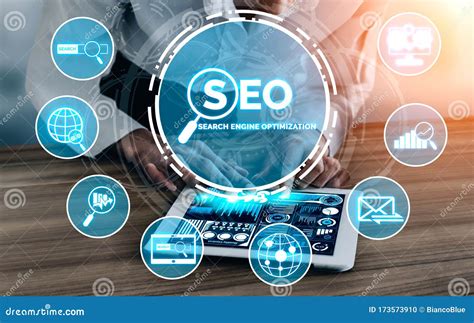 Seo Search Engine Optimization Business Concept Stock Photo Image Of