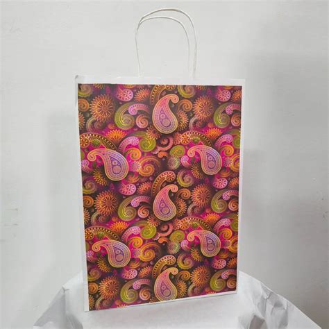 Multicolor Printed Kraft Paper Bags For Shopping At Rs Piece In