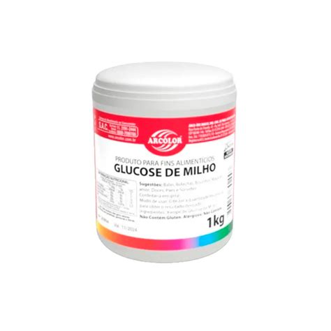 Xarope De Glucose De Milho 1Kg Arcolor Cantinho Doce Cohama