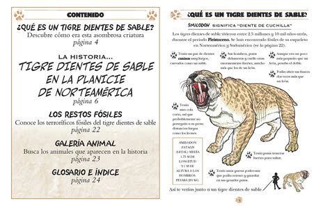 Tigre dientes de sable - Nido de Libros