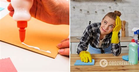 How To Remove Glue Stains From The Countertop What To Wash An Easy Way