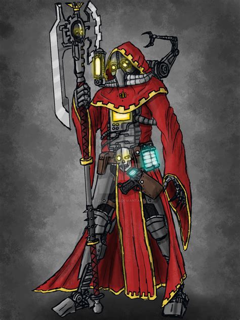 Techpriest Warhammer Art Warhammer 40k Artwork Fantasy Warrior