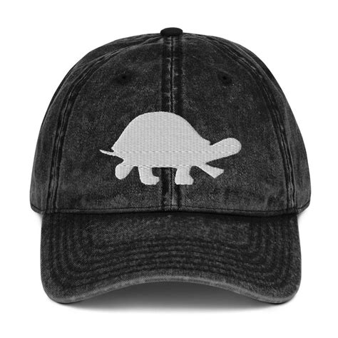 Turtle Embroidered Vintage Cap Tortoise Hat Turtle Ts Turtle Pet