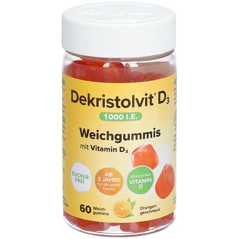 Dekristolvit D I E Weichgummis St Shop Apotheke