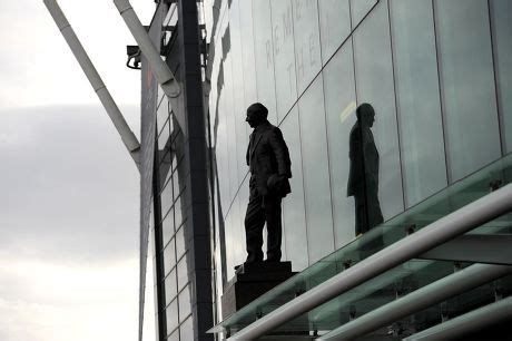 Silhouette Sir Matt Busby Statue East Editorial Stock Photo - Stock ...