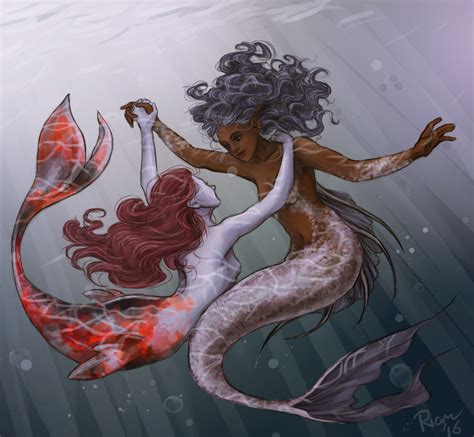 Rian Does Art Things Lesbian Art Mermaid Art Art