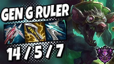 Twitch Vs Vayne Adc [ Gen G Ruler ] Lol Master Euw Patch 11 20 Youtube