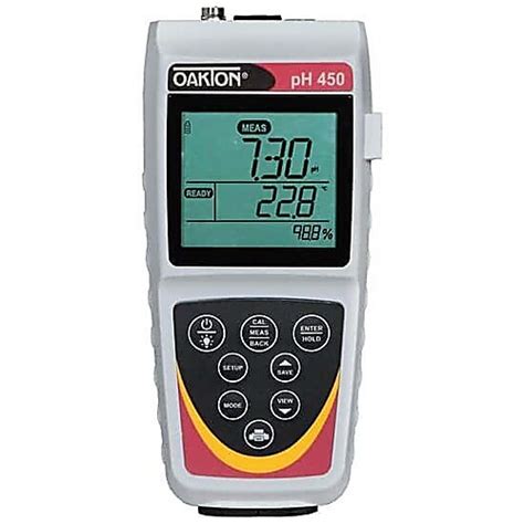 Oakton Ph Waterproof Portable Ph Mv Ise Temp Meter Only