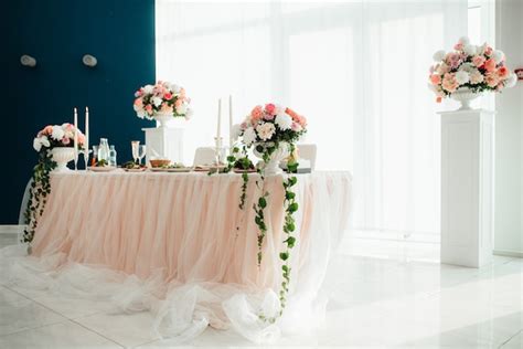 Premium Photo | Banquet hall for weddings, banquet hall decoration, atmospheric decor