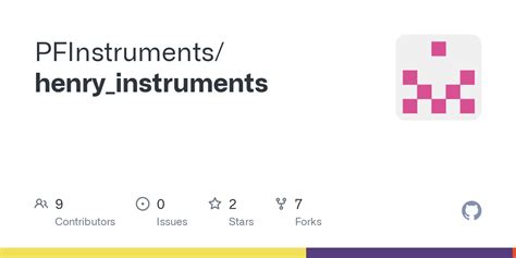 GitHub - PFInstruments/henry_instruments