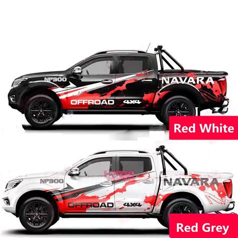 For Nissan Navara Np Pickup Car Side Door Sticker Decal Styling