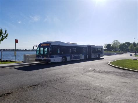 Mta Mabstoa Bus Bx40 At Fort Schuyler Park Maintime College Terminal