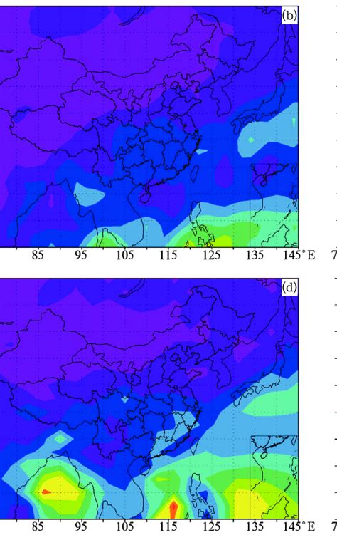 Distributions Of Mean Annual Precipitation Mm Day 1 Over East Asia